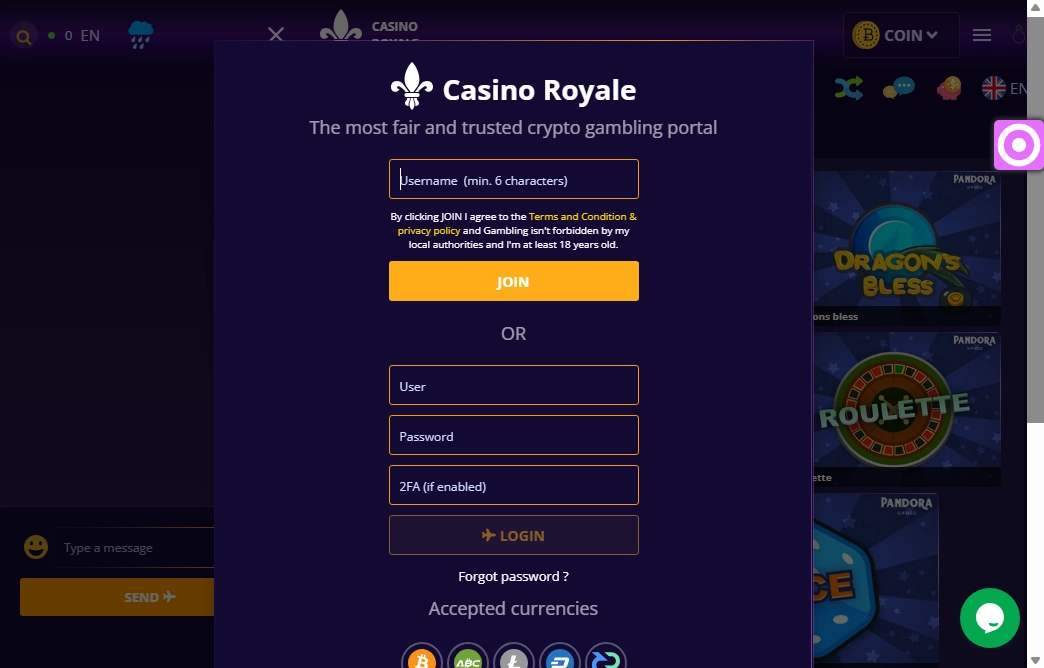 Casino Royale Desktop screenshot